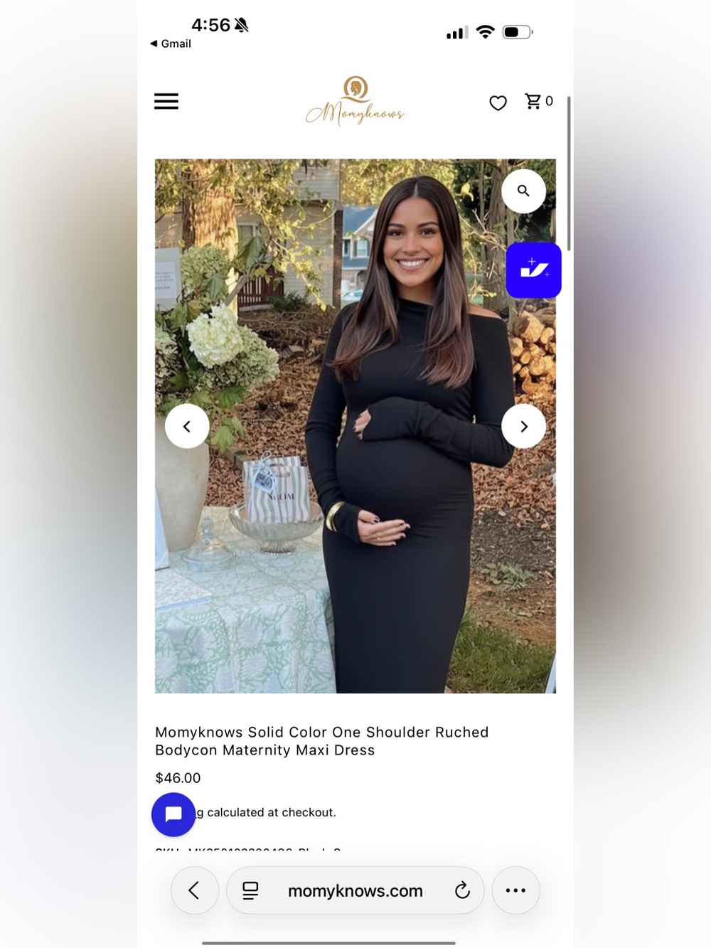 2 Long Sleeve, Black, Maxi Maternity Dresses for photos or baby shower.